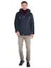 Herren Wasserabweisende Funktionsjacke mit Cord-Struktur , Saphirblau