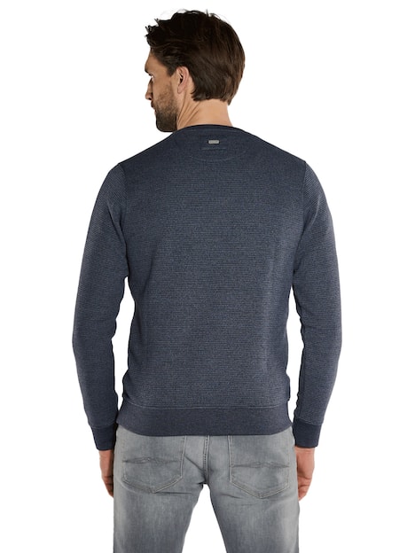 engbers Herren Langarm-Shirt uni , Saphirblau