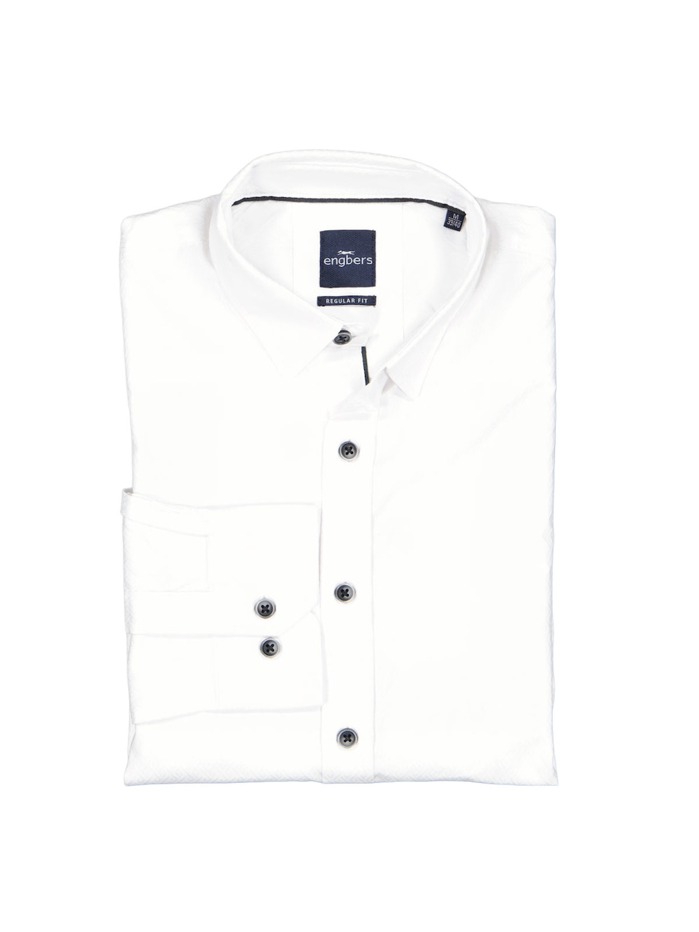 Herren Hemd uni , Reinweiss