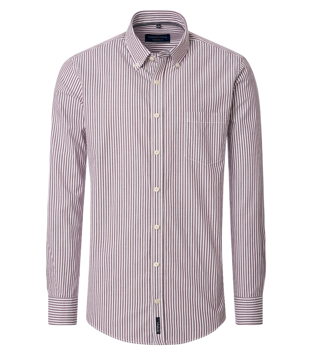 Freizeithemd gestreift Comfort Fit