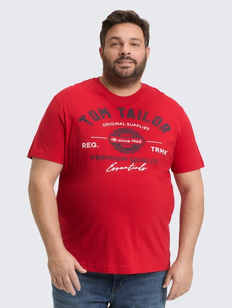 T-Shirt mit Logo Print