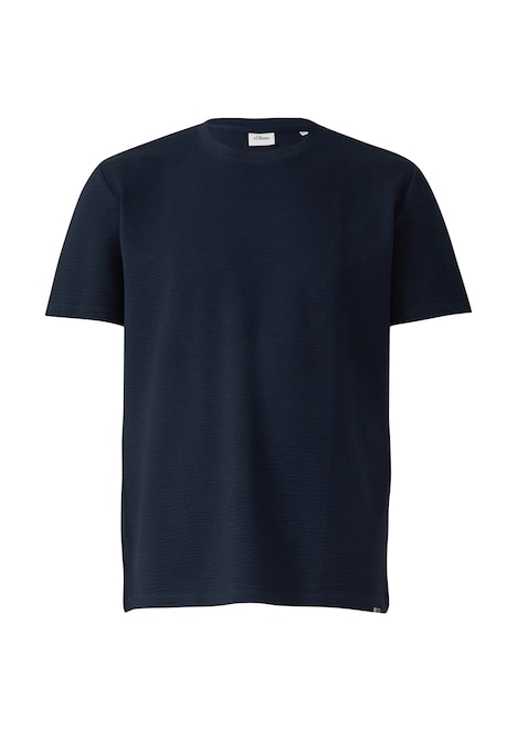 Strukturiertes T-Shirt