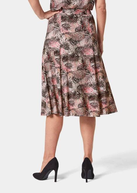 GOLDNER Gedessineerde rok Gedessineerde rok in een comfortabele mix van viscose en elastan