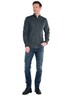 Herren Hemd gemustert , Schwarz