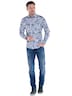 engbers Herren Langarm-Hemd slim fit , Royalblau