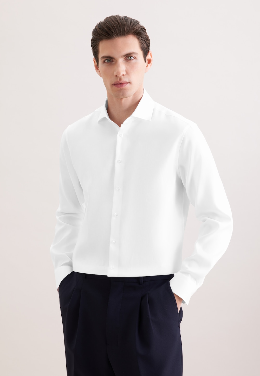 Herren Business Hemd - Uni