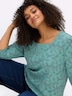 3/4-Arm-Shirt 3/4-Arm-Shirt mit Karree-Ausschnitt 3/4-Arm