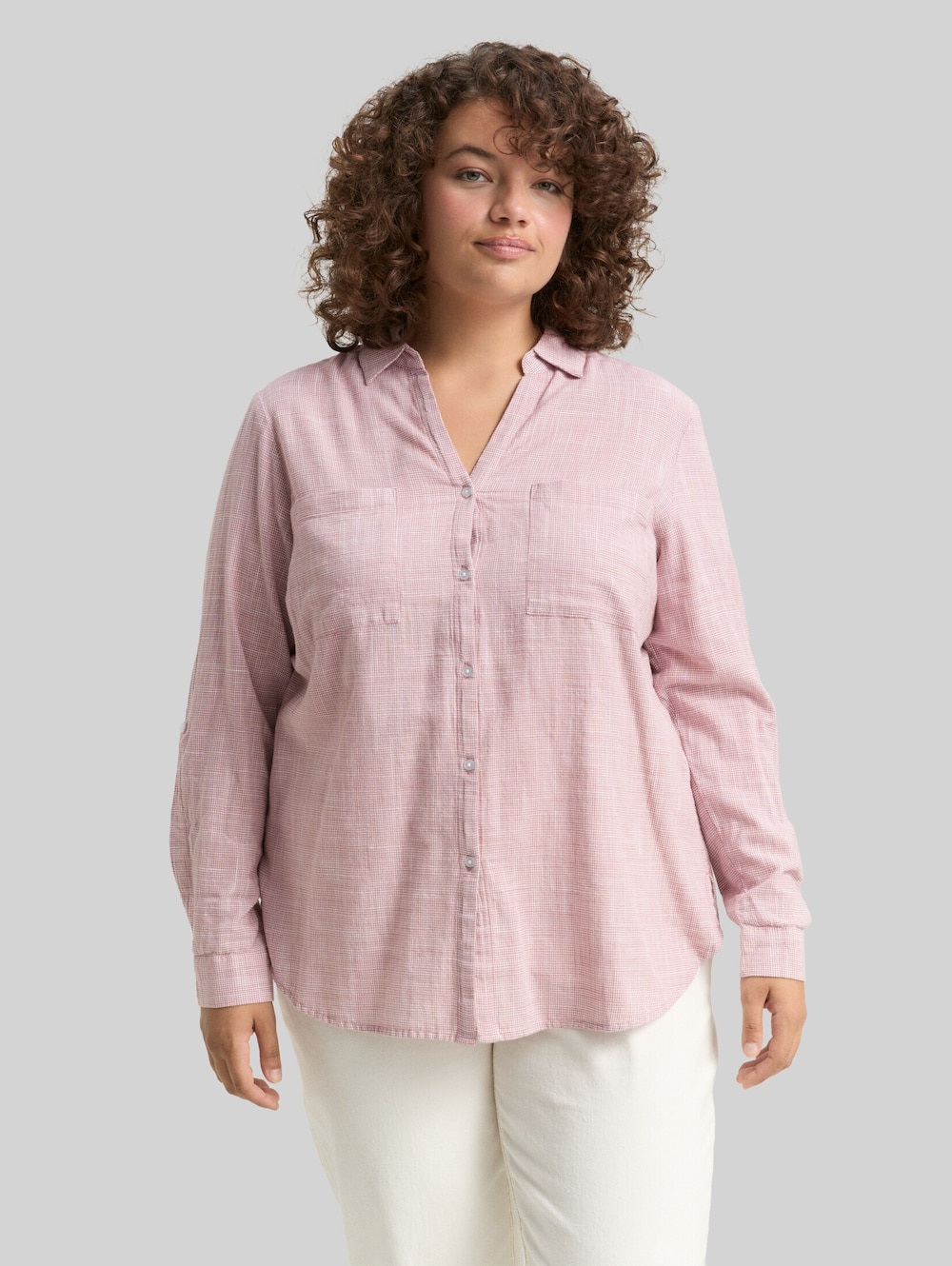 Bluse mit Brusttaschen