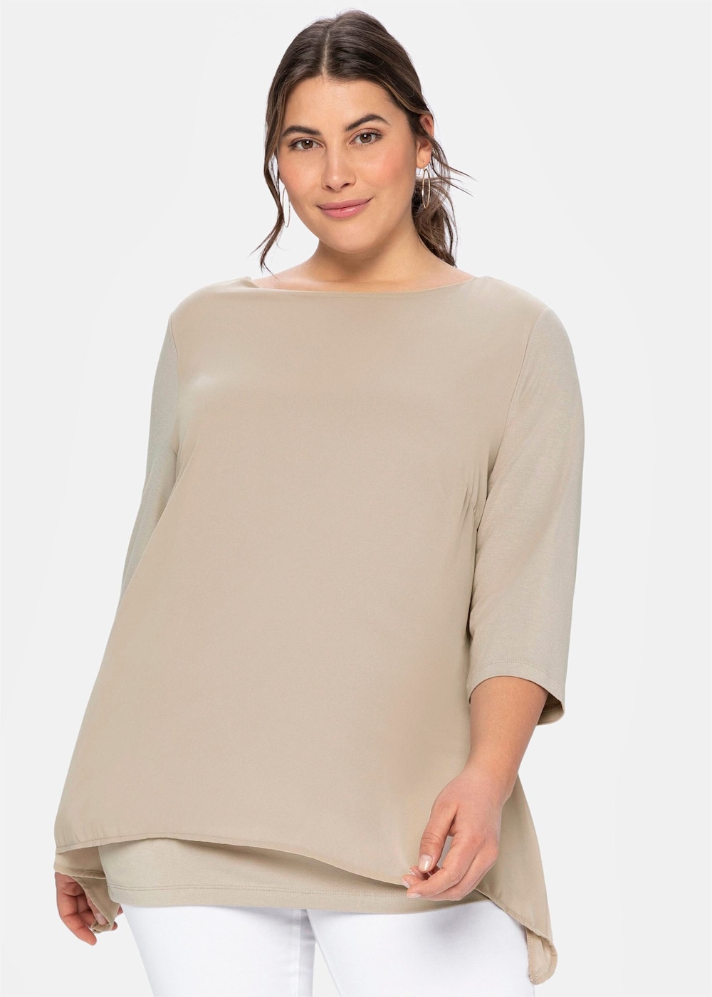 Blusenshirt 3/4-Arm Uni
