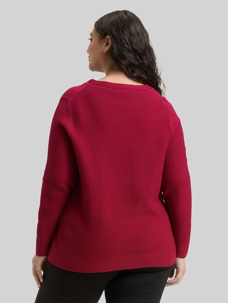 Loose Fit Strickpullover aus Baumwolle