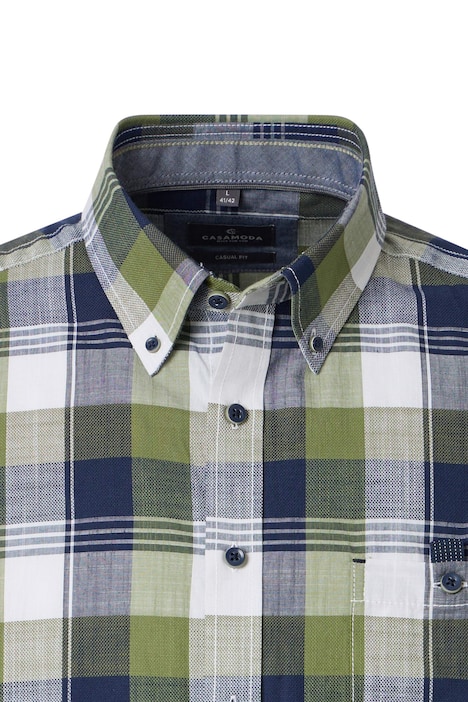 Freizeithemd Kurzarm kariert Casual Fit