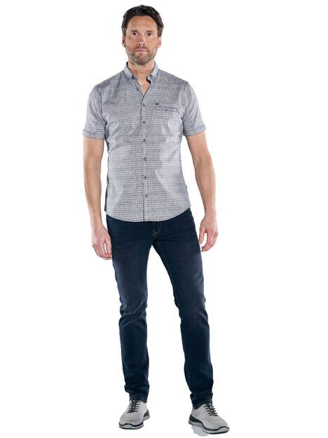 engbers Herren Kurzarm-Hemd regular , Marineblau