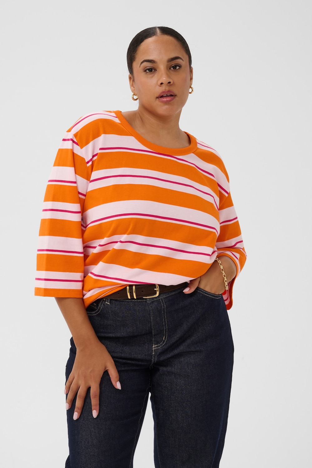 T-shirt met lange mouwen Loose fit