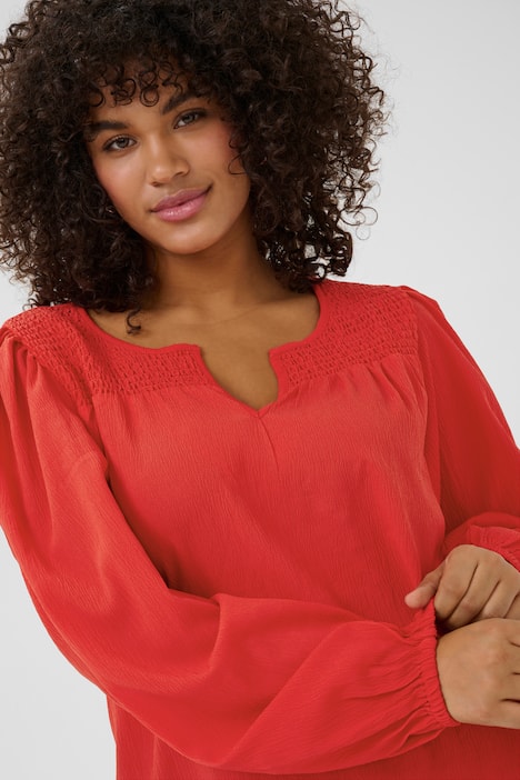 Langarm-Bluse Regular fit