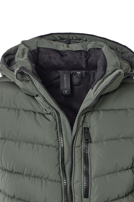 Steppjacke mit Kapuze uni