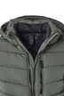 Steppjacke mit Kapuze uni