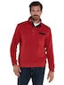 engbers Herren Sweatshirt mit Knopfleiste , Rot