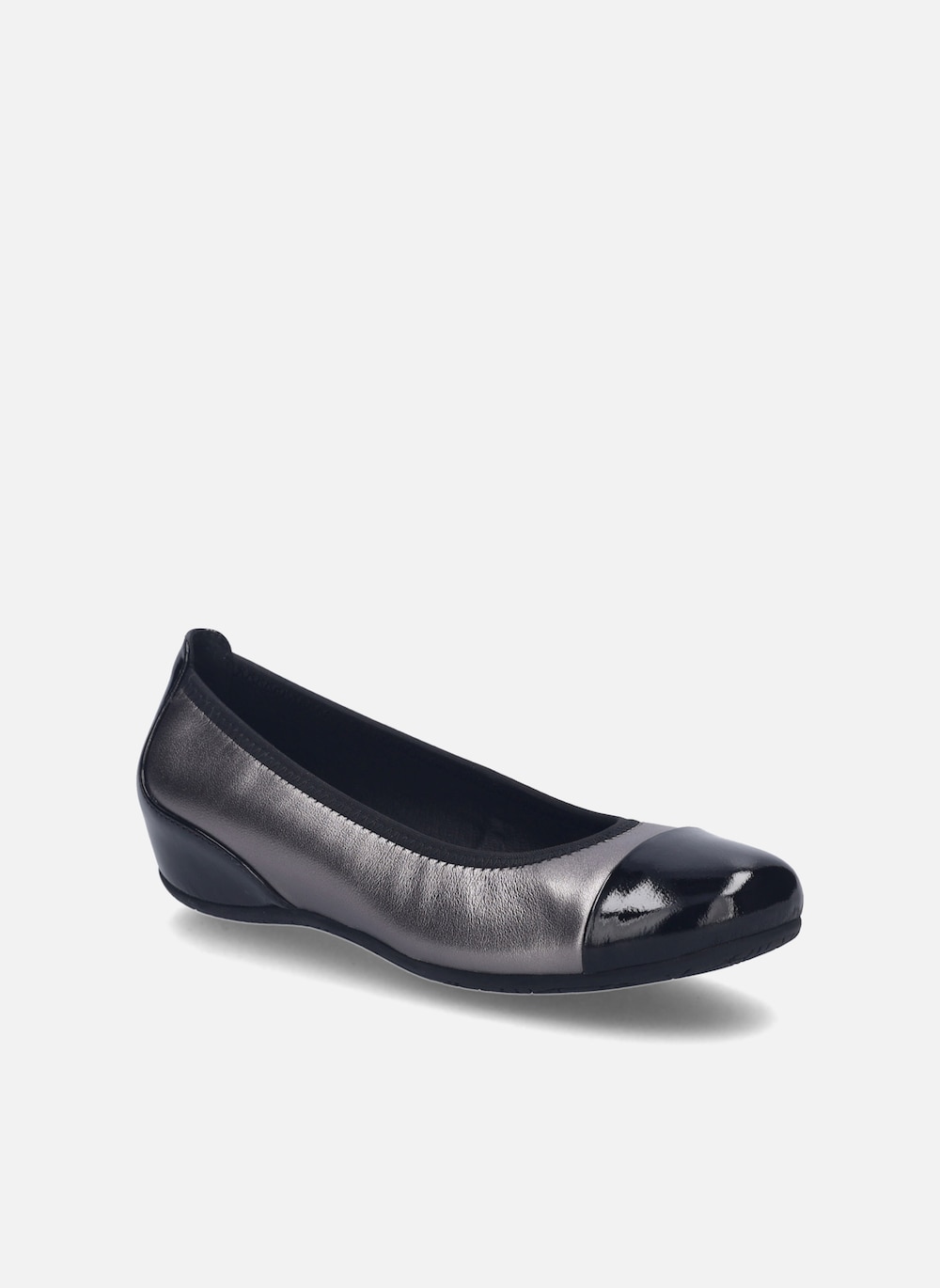 Damen Ballerina Florina 01, schwarz-kombi