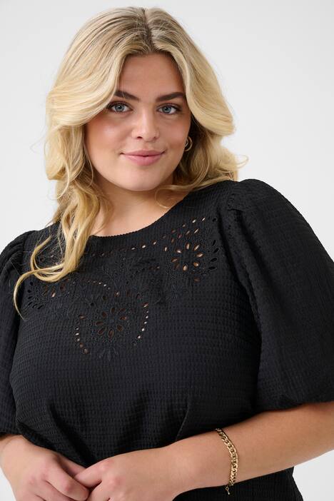 Kurzarm-Bluse Regular fit