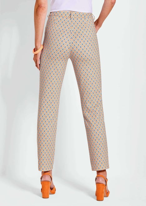 Elegante Hose LOUISA mit Muster