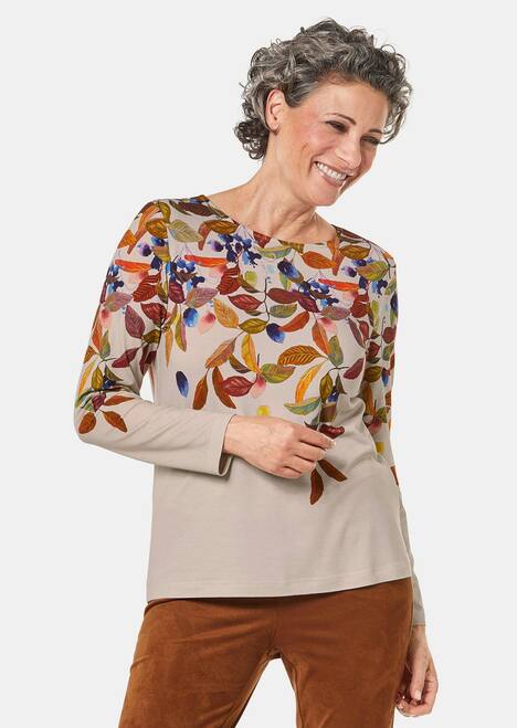 Bezauberndes Druckshirt mit Motivdruck