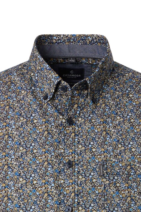 Freizeithemd Kurzarm Print Casual Fit