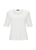 Viskose-Blusenshirt mit Spitze