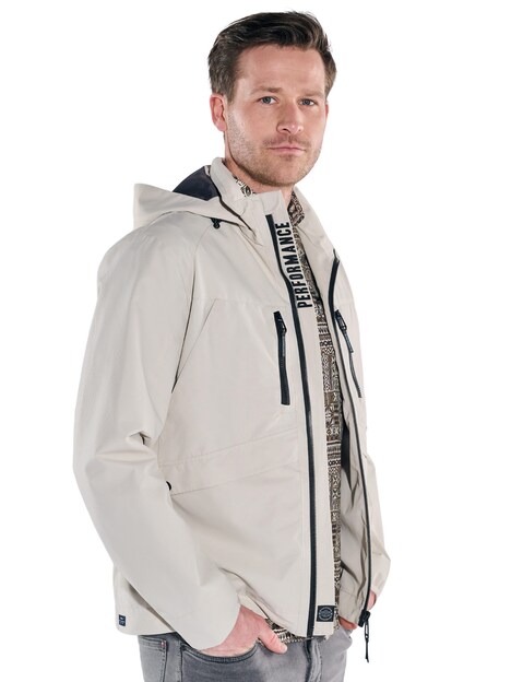 Herren Funktionsjacke Wassersäule 3000 , Beige