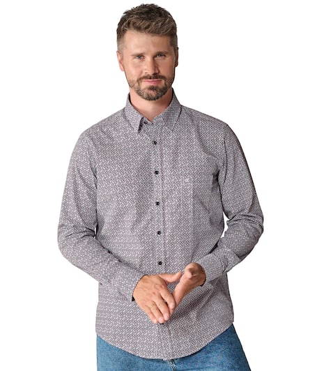 Freizeithemd Print Comfort Fit
