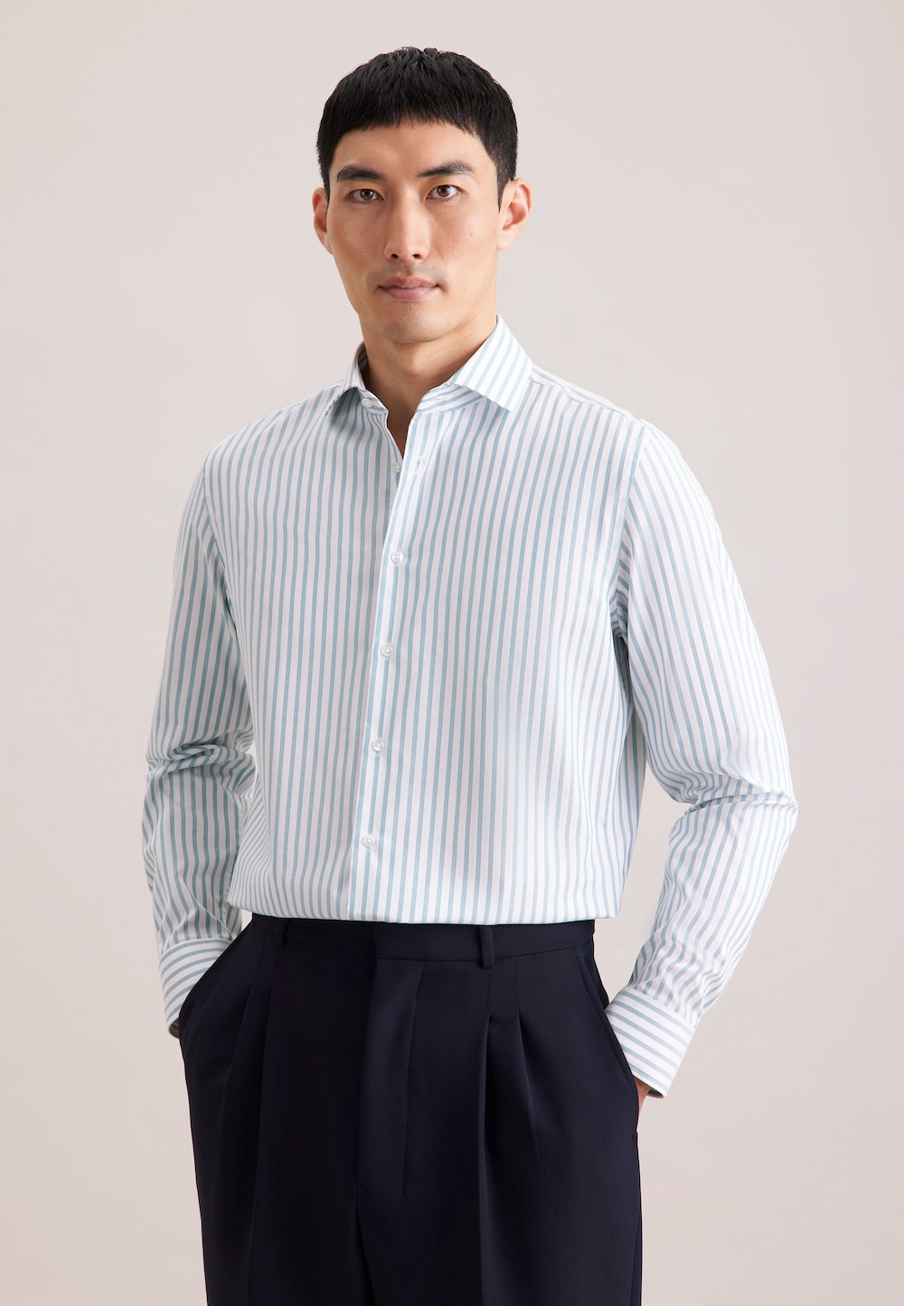Herren Business Hemd - Gestreift