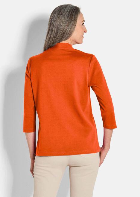 Elegantes Basic-Shirt mit V-Ausschnitt
