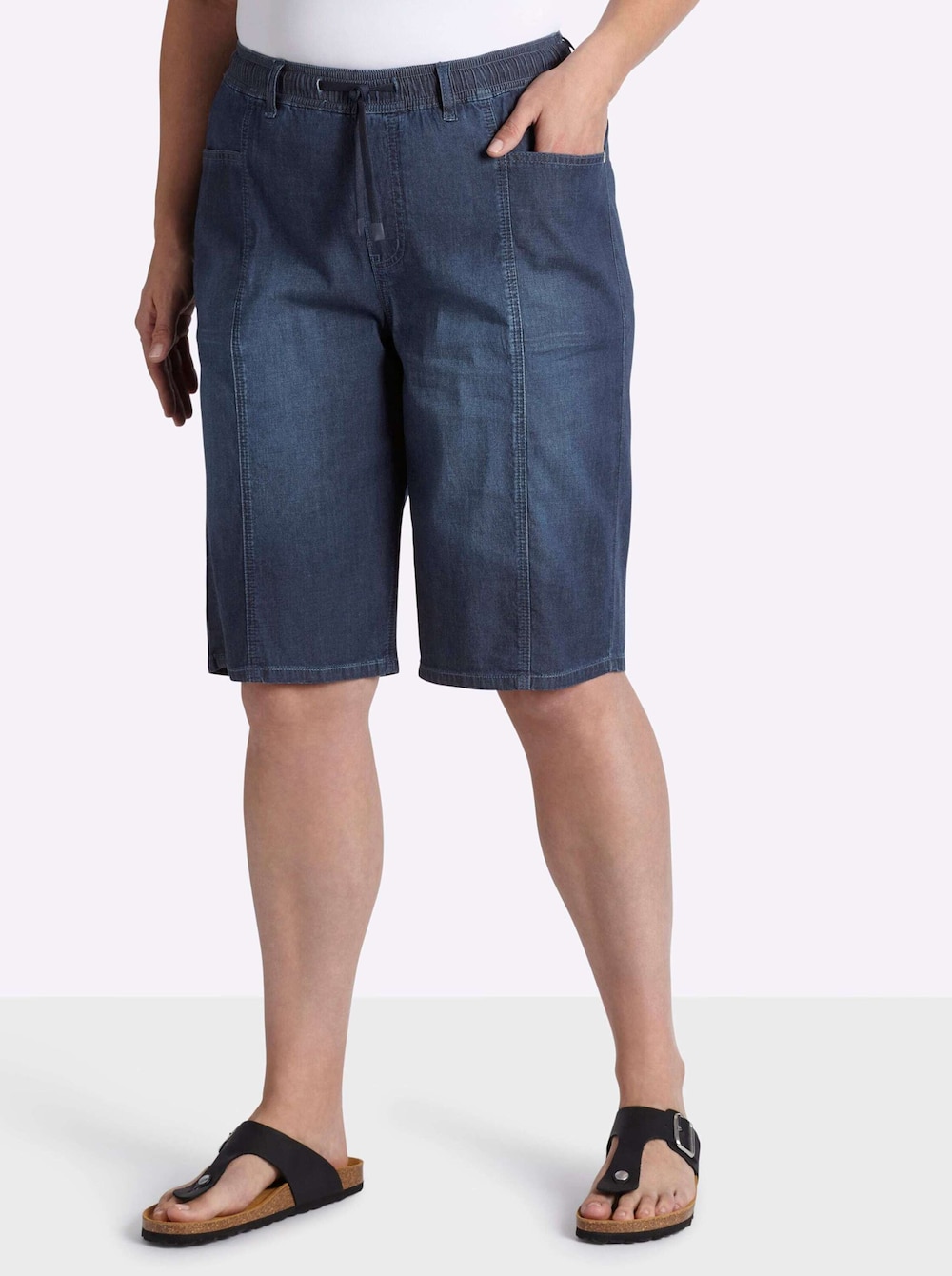 Jeans-Bermudas normal