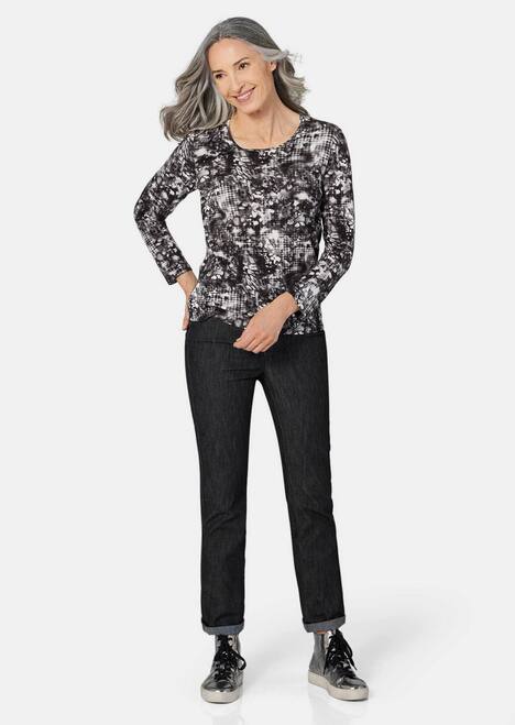 Langarmshirt mit Druck