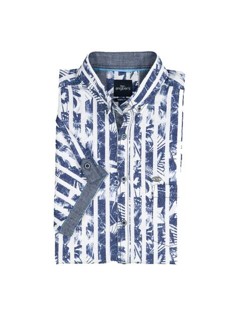 Kurzarm-Hemd gemustert