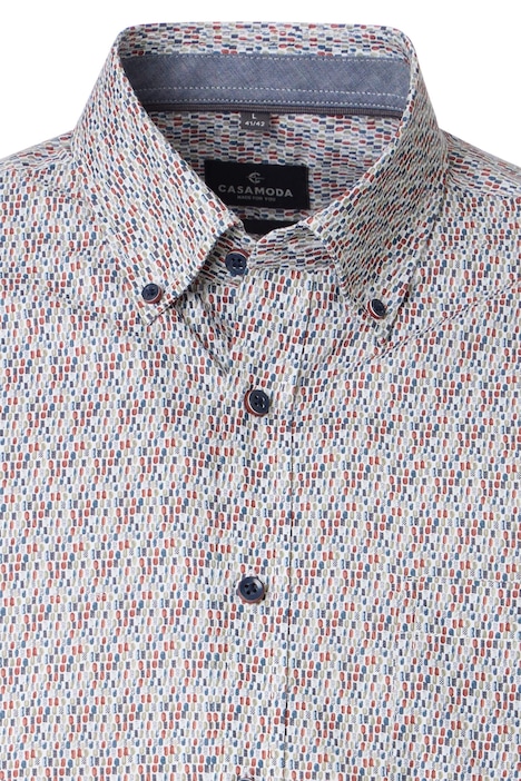Freizeithemd Langarm Print Casual Fit