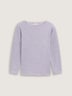 Soft-Touch Sweatshirt mit Knopfdetails