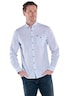 Herren Hemd gemustert , Brilliantblau