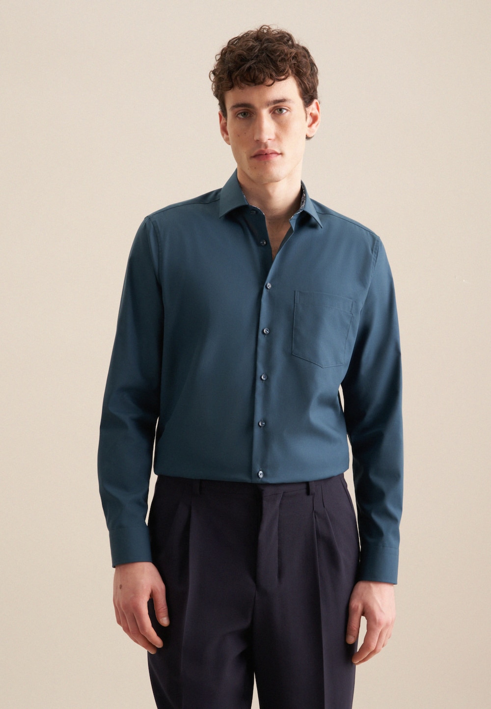Herren Business Hemd - Uni