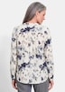 Bloemenprintblouse met V-hals