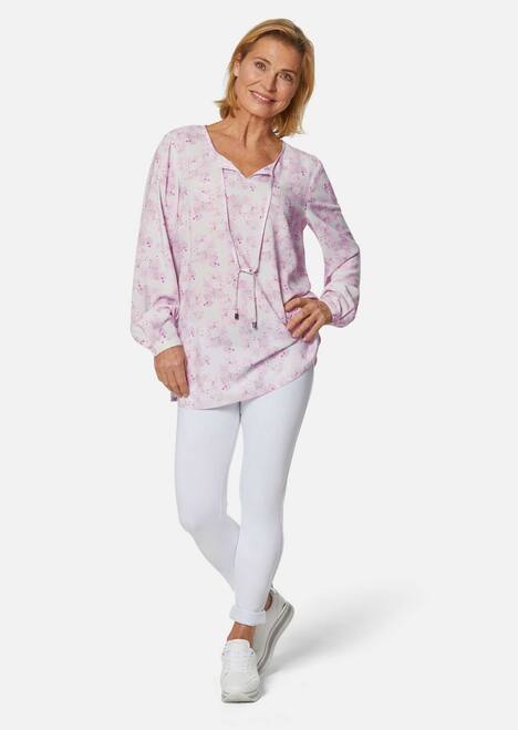Druckbluse aus Baumwoll-Qualität