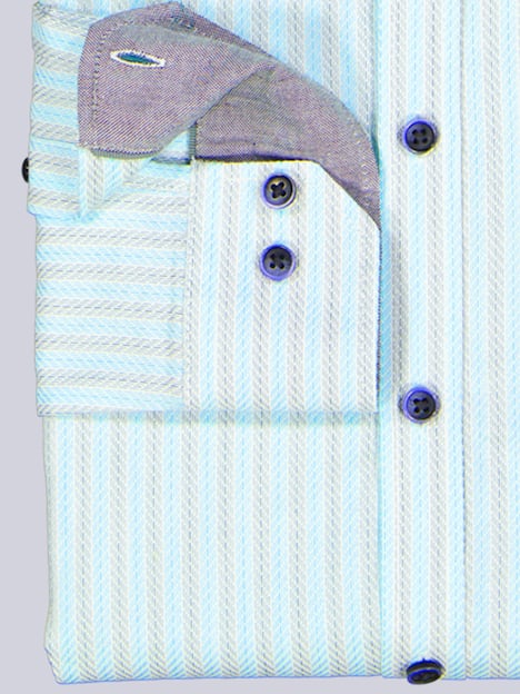 engbers Herren Hemd gemustert , Hellgruen