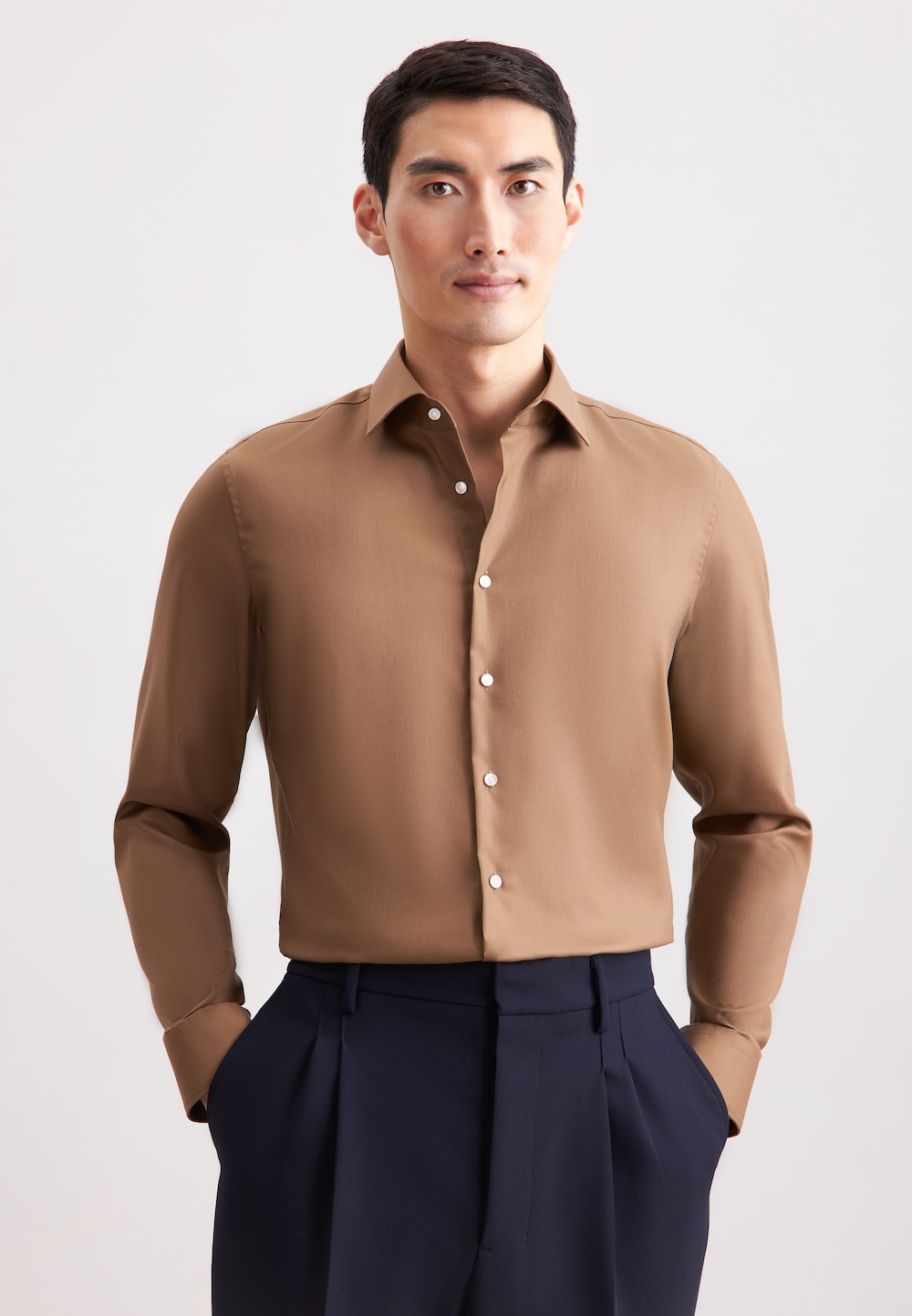 Herren Business Hemd - Uni