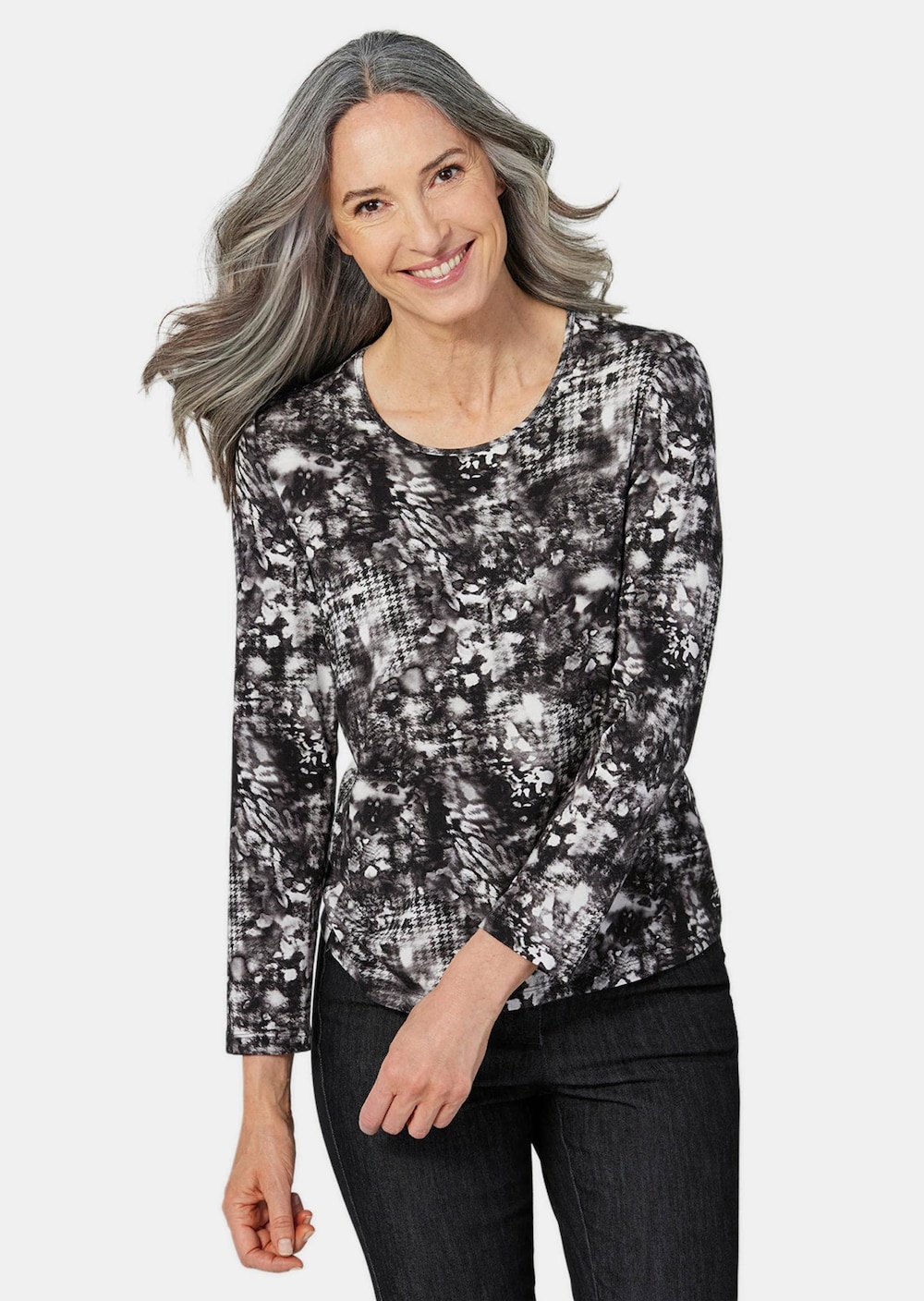 Langarmshirt mit Druck