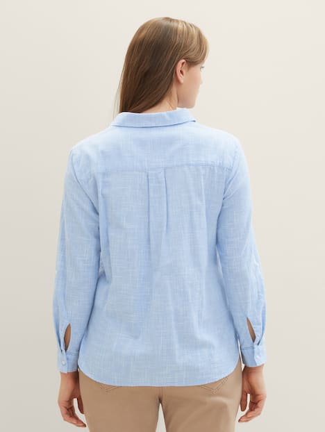 Bluse mit Brusttaschen