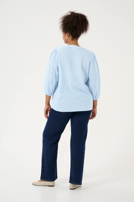 Langarm-Bluse Regular fit