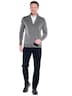 Herren Modische Strickjacke , Dunkelgrau