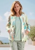 Printjacke mit Ottomanstruktur