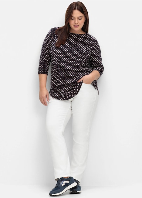 3/4-Arm-Shirt 3/4-Arm Sonstiges Muster