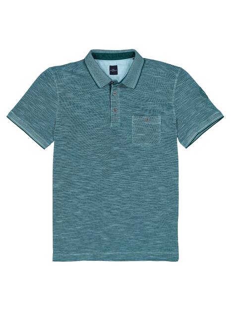 engbers Herren Poloshirt , Petrolblau