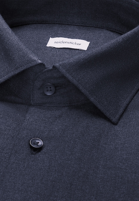Herren Flanellhemd - Uni